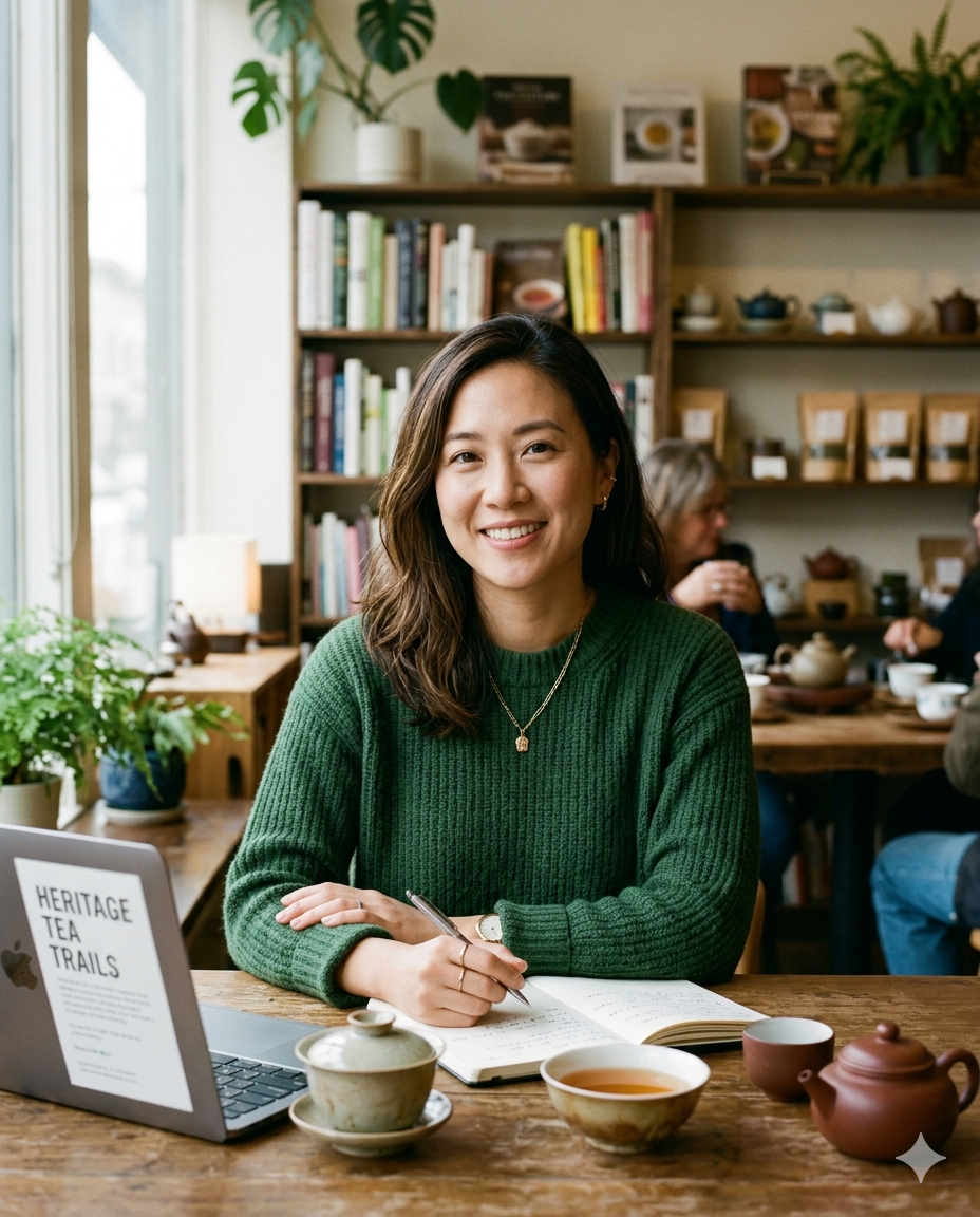Joanne Liao, teahouse and heritage writer at The Jiufen Guide